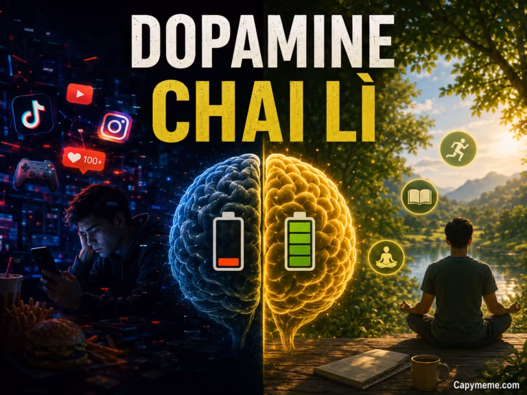 Nhờn dopamine, thực trạng của một bộ phân giới trẻ thời đại số