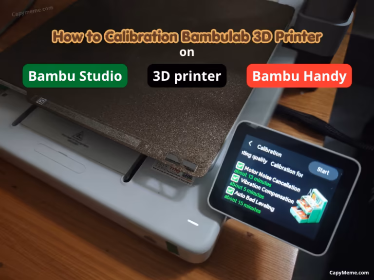 Hướng dẫn Machine Calibration trên máy in 3D Bambulab